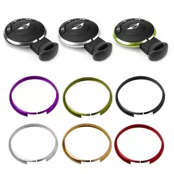 Брелоки для ключей, отделка обода, чехол для ключей автомобиля, кольцо, цепочка, украшение для BMW Mini Cooper Clubman Countryman красный