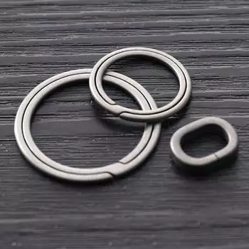 Брелоки из титанового сплава, брелки с пряжкой, подвеска, супер легкий автомобильный брелок 20mm