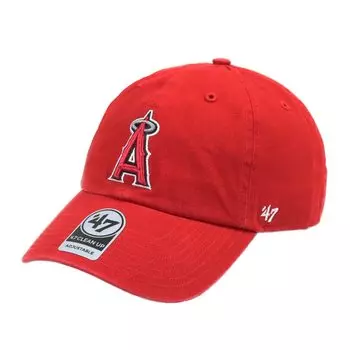Бренд 47 Cap Angels Clean Up Logo CLEAN UP CAP LADIES Кепка Low Cap Major League Red Free Size 47 Мужская Женская МУЖСКАЯ красный