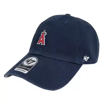 Бренд 47 Cap Mini Logo Cleanup CLEAN UP MENS LADIES CAP Chibi Logo Hat Forty Seven Angels Navy Free Size 47 Men s Women s