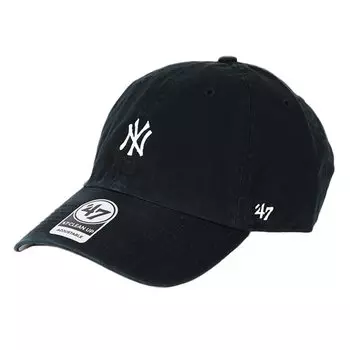 Бренд 47 Cap Mini Logo Cleanup CLEAN UP MENS LADIES CAP Chibi Logo Hat Forty Seven Yankees Black Free Size 47 Men s Women s
