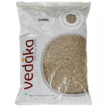 Бренд Amazon - тмин Ведака (Сафед Зира) цельный | Натуральные специи | Без добавления красителей | Без добавления консервантов | 500 г 500gm