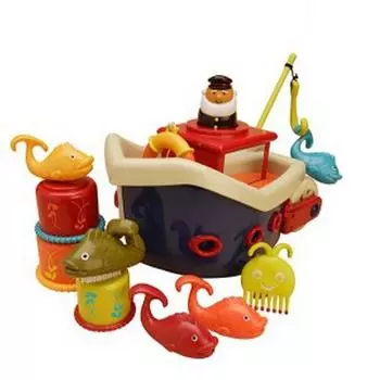 Бренд B Лодка Рыбалка Купание Игрушка, Корейские Игрушки Для Ванны