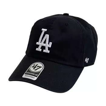 Бренд бейсбольной кепки Dodgers Home Cap Cleanup [Forty Seven] Мужская Женская (черный) чёрный