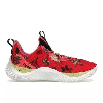 Бренд Curry Мужские кроссовки Curry Flow 10 Unicorn & Butterfly Pink Pink-Shock Black 3026273-602 46