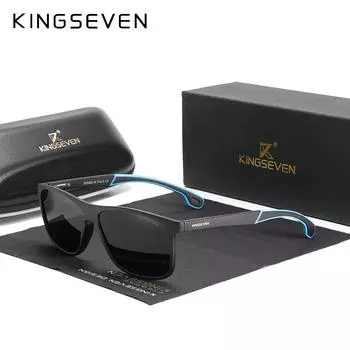 Бренд KINGSEVEN 2021, мужские солнцезащитные очки с поляризационными линзами TAC, противовзрывные очки Cat.3 для вождения, женские солнцезащитные очки, спортивная одежда