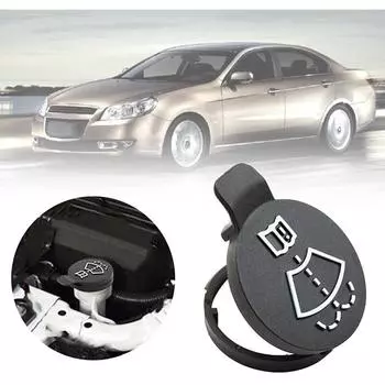 Бренд лобового стекла автомобиля, новый резервуар для омывающей жидкости стеклоочистителя, крышка от бутылки, крышка 13227300, автоаксессуары (черный) 14x8x1cm