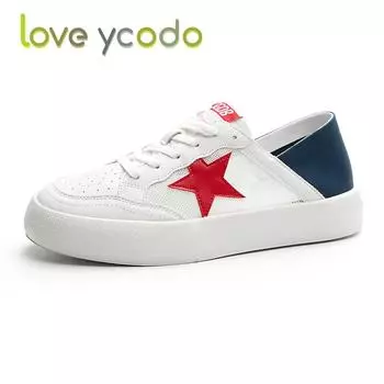 Бренд Love ycodo для женщин и девочек, студентов, модные удобные лоферы из натуральной кожи, сочетание тапочек и лоферов 43 чёрный