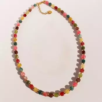 Бренд Mihmily - красочное ожерелье из драгоценных камней, нежное и модное, чтобы привлечь любовь