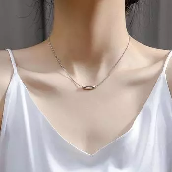 Бренд Mihmily - простое и модное колье в виде капель воды, приносит удачу - подарок девушке