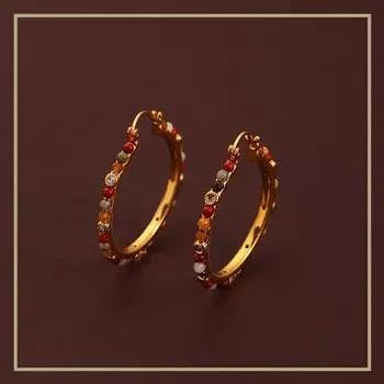 Бренд Mihmily - ретро-серьги из натурального камня с допамином, модные, простые, изысканные и нишевые