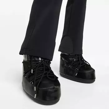 Бренд Moom Ботильоны Зимняя женская обувь Платформа Зимние сапоги Нескользящие водонепроницаемые толстые теплые хлопковые ботильоны Женские ботильоны size34-35(22-22.5cm)