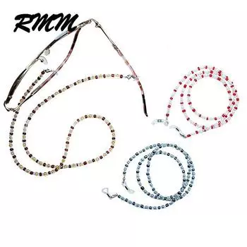 Бренд RMM, роскошные богемные бусины, цепочка для очков, ожерелье, модная ретро-цепочка для солнцезащитных очков, унисекс красный