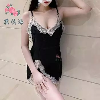Бренд сексуальный женский ледяной шелк без спины на бретелях чистое желание можно отправить одну штуку M [80-50kg]