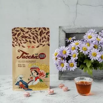 Бренд XIAGUAN Чай Пуэр Вэй Туо Мини Туо Ча 200г Спелый чай Пуэр Шу Туоча 200g