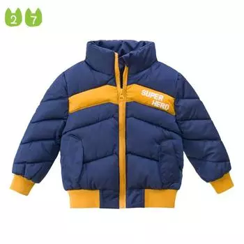 Брендовая детская одежда, детская хлопковая одежда, пальто для мальчиков, утепленное пальто с хлопковой подкладкой, детская куртка высокого качества с хлопковой подкладкой 100cm красный