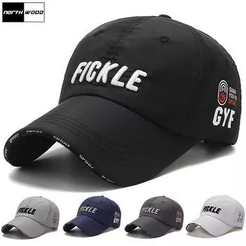 Брендовая мужская летняя кепка NORTHWOOD, дышащая регулируемая женская бейсболка, кепка Kpop для папы, шляпа дальнобойщика Snapback 56-60 cm белый