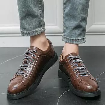 Брендовая мужская обувь ручной работы из кожи, удобная повседневная кожаная обувь, мужские мокасины, горячая распродажа, мокасины, обувь для вождения, большой размер 39-47 39 коричневый