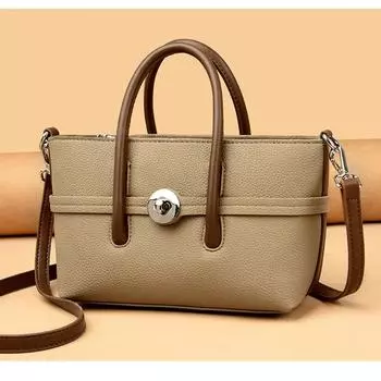 Брендовая женская сумка из кожи, сумки через плечо, новая модная маленькая сумка с ручкой, дизайнерская сумка через плечо, повседневная женская сумка для покупок