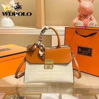 Брендовая женская сумка WDPOLO, новинка 2023 года, большая вместительная сумка для мамы, сумка через плечо для среднего возраста, сумка через плечо 9091 M