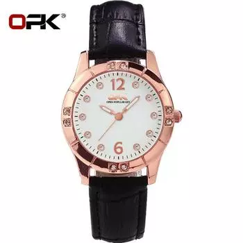 Брендовые часы OPK Светящиеся кварцевые часы Женские часы