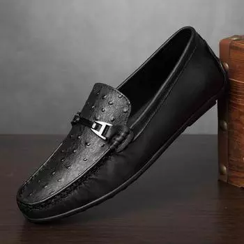Брендовые дизайнерские мокасины Мужская повседневная обувь Роскошные формальные свадебные мокасины Пенни Лоферы Мужская обувь из натуральной кожи Slip-On Мокасины 37