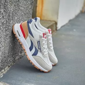 Брендовые кроссовки спортивная обувь для мужчин четыре сезона кожаная повседневная обувь уличная обувь для путешествий мужские кроссовки для фитнес-тренировок ходьба 39 белый