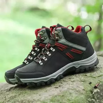 Брендовые профессиональные походные ботинки из кожи, походные горные кроссовки, походная мужская обувь, тактические охотничьи ботинки 39