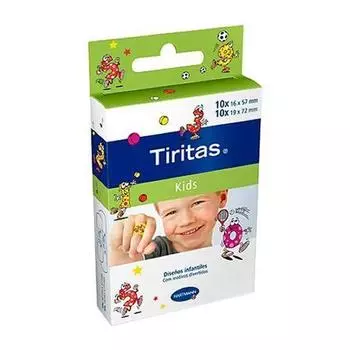 Брендовые вспомогательные средства Hartmann Tiritas Kids, 20 шт.