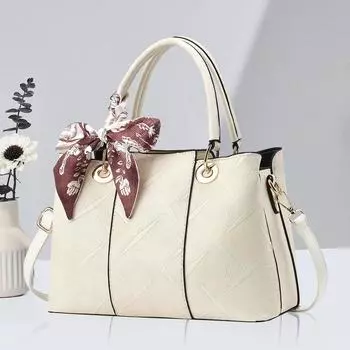 Брендовые женские сумки через плечо, большая вместимость, украшение в виде шарфа, сумка-тоут, высококачественная женская сумка, роскошные дизайнерские сумки