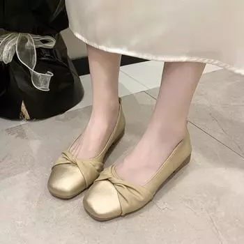 Брендовые женские туфли на низком каблуке, модные однотонные туфли на каблуках, женские туфли высокого качества с квадратным носком, женские туфли Zapatos 35 покинуть белый