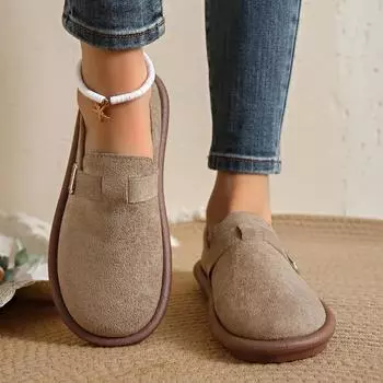 Брендовые женские туфли с пряжкой на ремне, женские туфли на плоской подошве, модные туфли больших размеров, однотонные, повседневные туфли на плоской подошве, с круглым носком, на низком каблуке 36