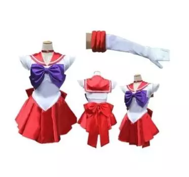 брендовый костюм для косплея в стиле Super Rei Hino для косплея L Pretty Guardian Sailor Moon из аниме [Нет товара] ролевая игра! [Матросы, размер]