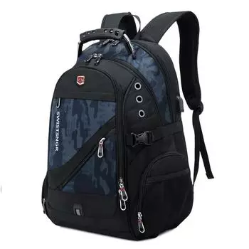 Брендовый мужской рюкзак с защитой от кражи, водонепроницаемый, 17-дюймовый ноутбук, рюкзаки с зарядкой через USB, деловой дорожный рюкзак, школьная сумка, мужской Mochila