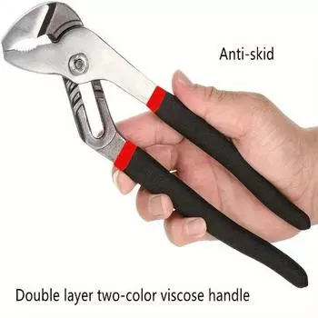 Бренды Generies Плоскогубцы с прямыми губками и пазами Клещи для водяных насосов Клещи для пазовых соединений Ручка из углеродистой стали с высокой видимостью