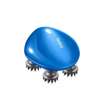 breo Electric Scalp Scalp 3D IPX7 для влажной и сухой головы можно использовать на всей голове легко день рождения скальп мини синяя щетка, уход, перемещение, водонепроницаемый, использование,