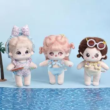 Бретельки брюки хлопок кукольный купальник костюм комбинезон 20 см кукольный купальный костюм дети девочки style A