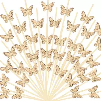 Бревно Цветная бабочка Бамбуковая палочка Бамбуковая бусина Фруктовая нить Бабочка Медведь Фруктовая палочка