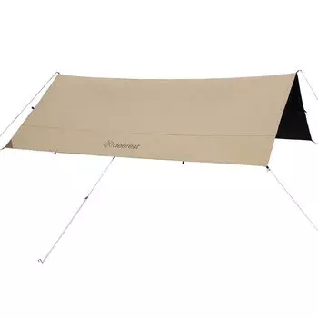 Брезент Deerest с защитой от ультрафиолета EASY GO Series Rectatarp Квадратный тент с высокой степенью регулировки, обеспечивающий ощущение солнцезащитного козырька с защитой от ультрафиолета Серебряное покрытие Легкий, водонепроницаемый