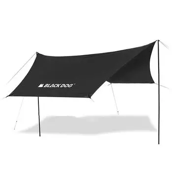 Брезент Naturehike Blackdog расширяемый, блокирующий УФ-излучение PU2000 мм для людей, 4 сезона, легкий ветрозащитный водонепроницаемый тент с вентиляцией и защитой от УФ-излучения