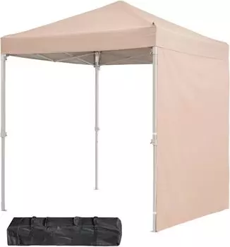 брезент с защитой от ультрафиолета, водонепроницаемый, горизонтальный боковой лист, кемпинговый брезент, палатка с одним нажатием, регулировка на 3 уровня, 3 м/2,5 м/2 м, защита, устойчивый, сталь,