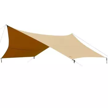 Брезент Soomloom Adranus x Bonfire Possible Polycotton TC Камин Отличная термостойкость Солнцезащитный козырек для улицы 4,2 м 5,4 м Изоляция/Огнестойкость/Водонепроницаемость хаки