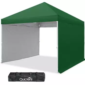 брезент УФ-вода водостойкий горизонтальные боковые листы кемпинговый брезент палатка с одним нажатием, регулировка на 3 уровнях, 3 м/2,5 м/2 м, защита, устойчивый, сталь, зелёный