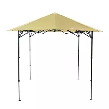 Брезентовая палатка MOON LENCE с регулировкой уровня одним нажатием, 2 уровня, палатка с одним нажатием, простая в сборке, защита от ультрафиолета, тент от солнца, стальная палатка, брезент для кемпинга, отдыха на природе жёлтый