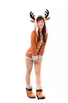 Brick Works Maschinen Krieger Caribou Girl Scale Resin Сборочный комплект 1/20 MUS-24