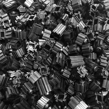 Brick World Tok Tok Play Color Deform Block Подставка для молнии Сменная подставка 500p, Черный, Популярные корейские игрушки
