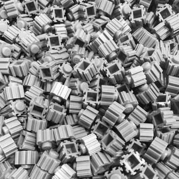 Brick World Tok Tok Play Color Deform Block Подставка для молнии Сменная подставка 500р, Серый, Популярные корейские игрушки