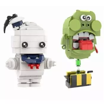 Brickheadz Классический фильм Все участники Фигурки Классический персонаж Строительный блок Набор Кукла Кирпич Модель DIY Игрушка Дети Подарки