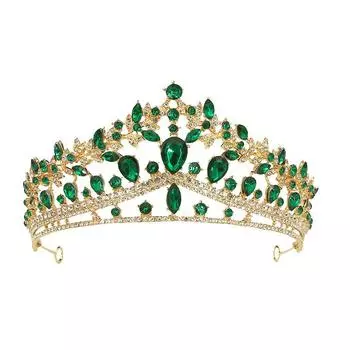 Свадебная тиара сплав барокко корона корона день рождения корона ретро принцесса аксессуар для волос