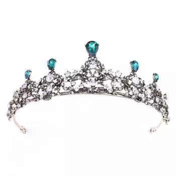 Bridal wedding crown hair accessories fashion model catwalk crown birthday party headdress